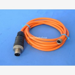 Sensor Cable M12-m-4p // M8-f-3p, 4-5 ft